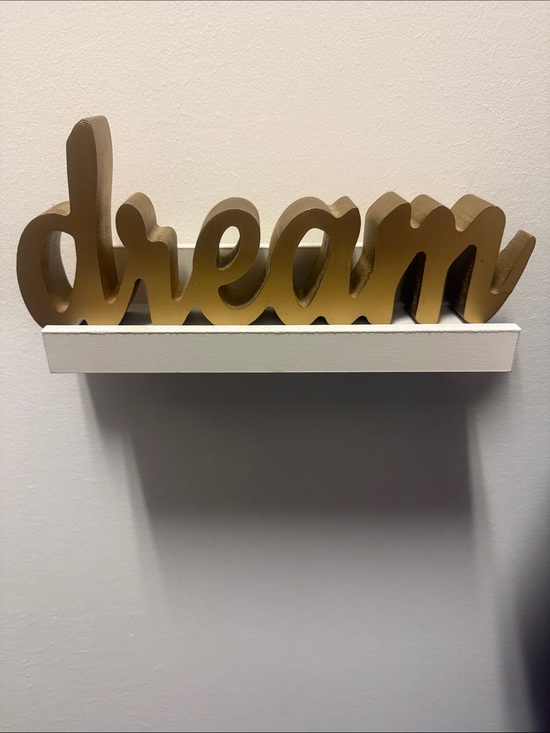 Other - Gold "Dream" Wooden Decorative Accent - Elegant Home Decor